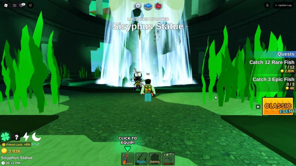 Sisyphus Statue - Fish It