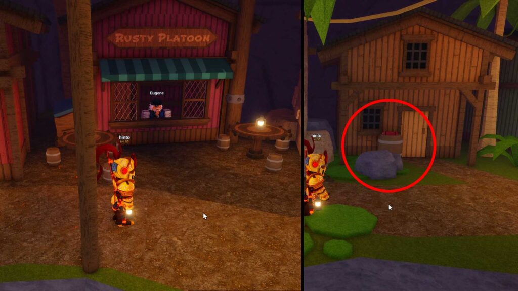 Pirate Cove TNT 1 Location